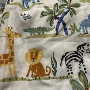 Home Trends Bathroom Shower Curtain Jungle Print